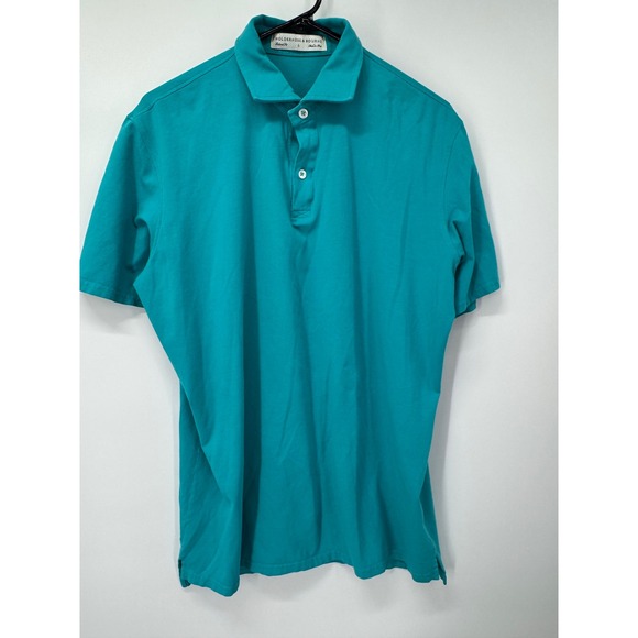 Holderness & Bourne Men's Pima Cotton Polo Shirt Tailored Fit Short Sleeve L - Picture 1 of 8